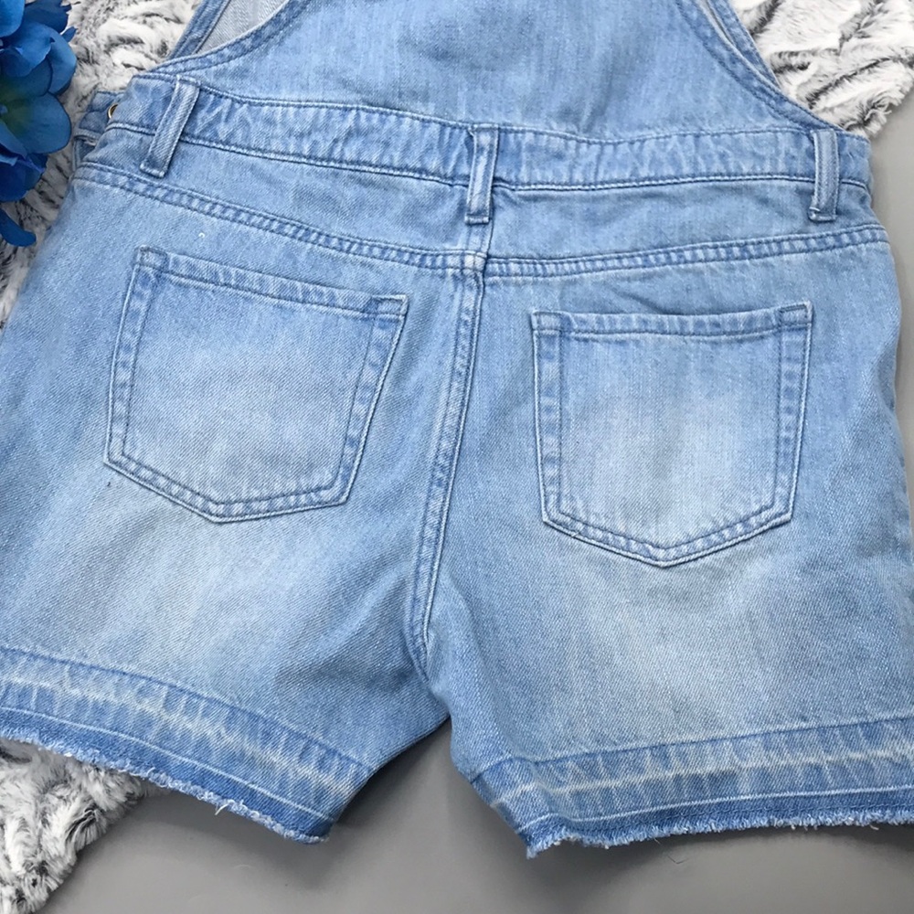 Children’s place light denim overalls - Picture 5 of 9